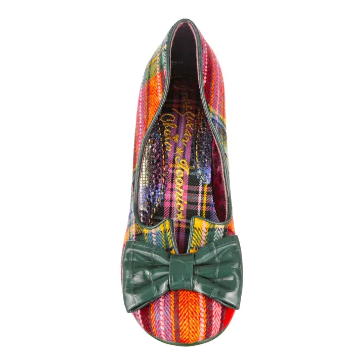 Dazzle Razzle green and red by Irregular Choice