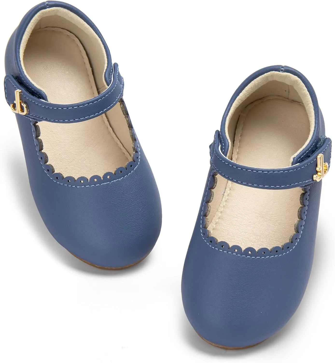 THEE BRON Toddler Mary Janes | Arch Support Leather Princess Shoes | Birthday Party Flats