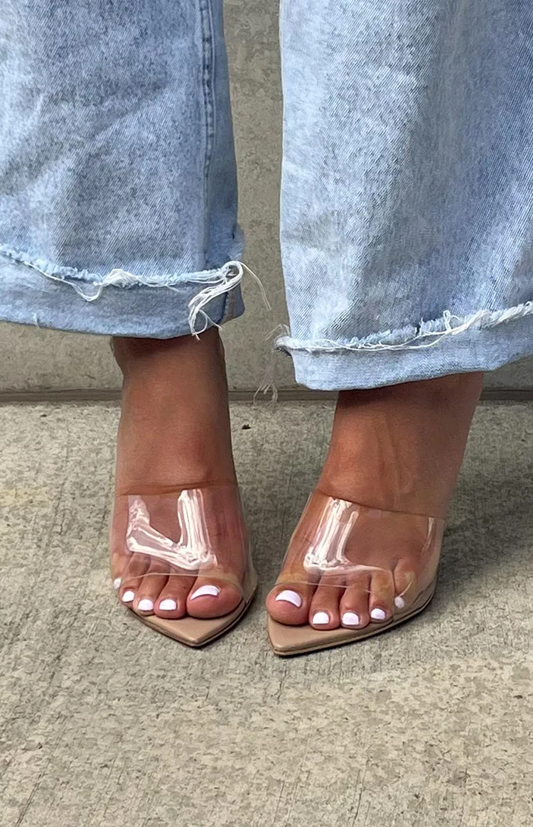 Tony Bianco Marley Clear Vinylite Heels